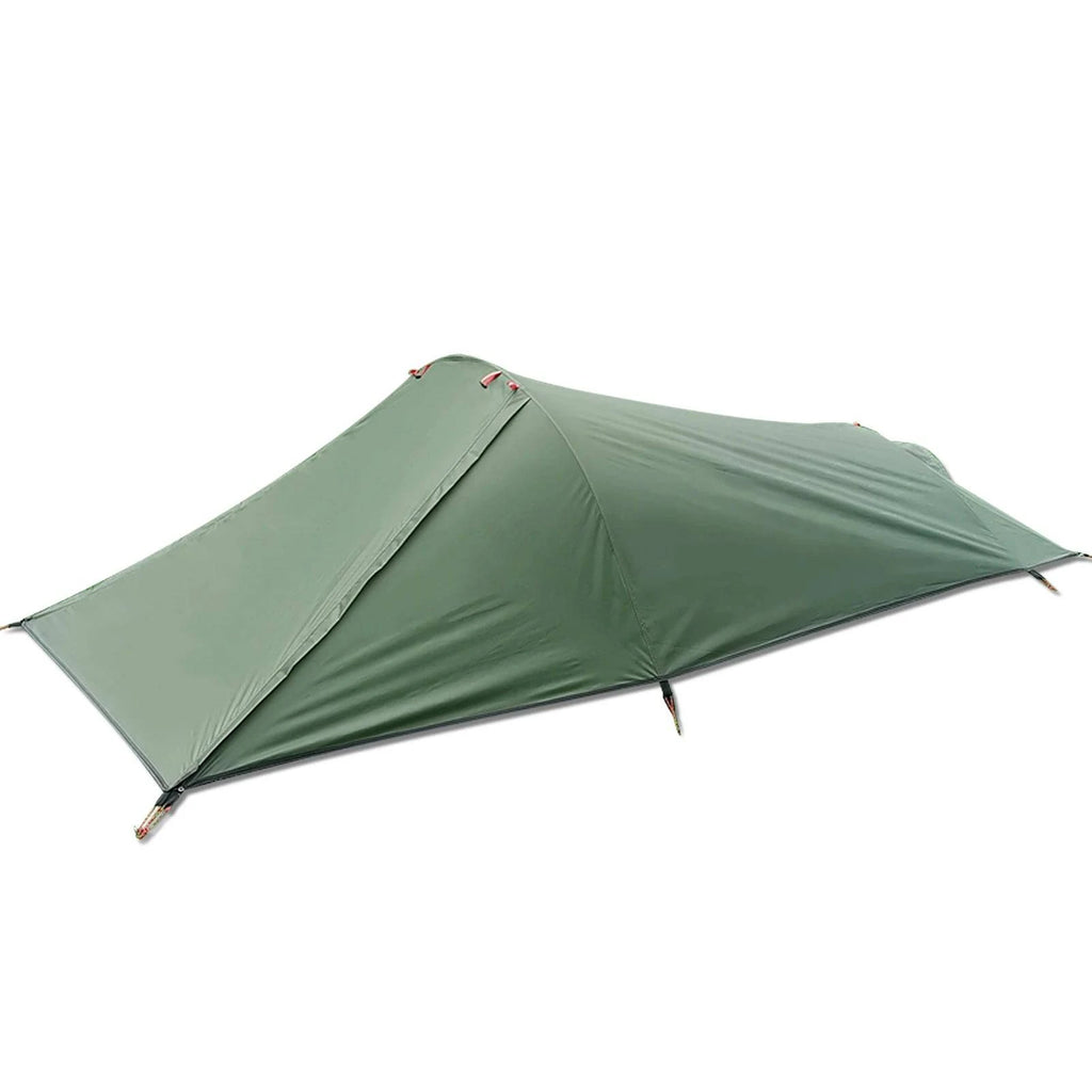 Ultralight Outdoor Camping Tent 1 Person Camping Tent Water Resistant Tent Aviation Aluminum Support Portable Sleeping Bag Tent-WAYBIKER