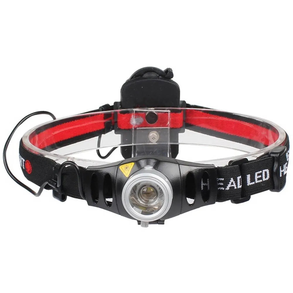 Adjustable Focus Led Headlamp 2000 lumens LED Headlight Torch Outdoor Camping Fishing Head Light Lanterna use 3x AAA-WAYBIKER