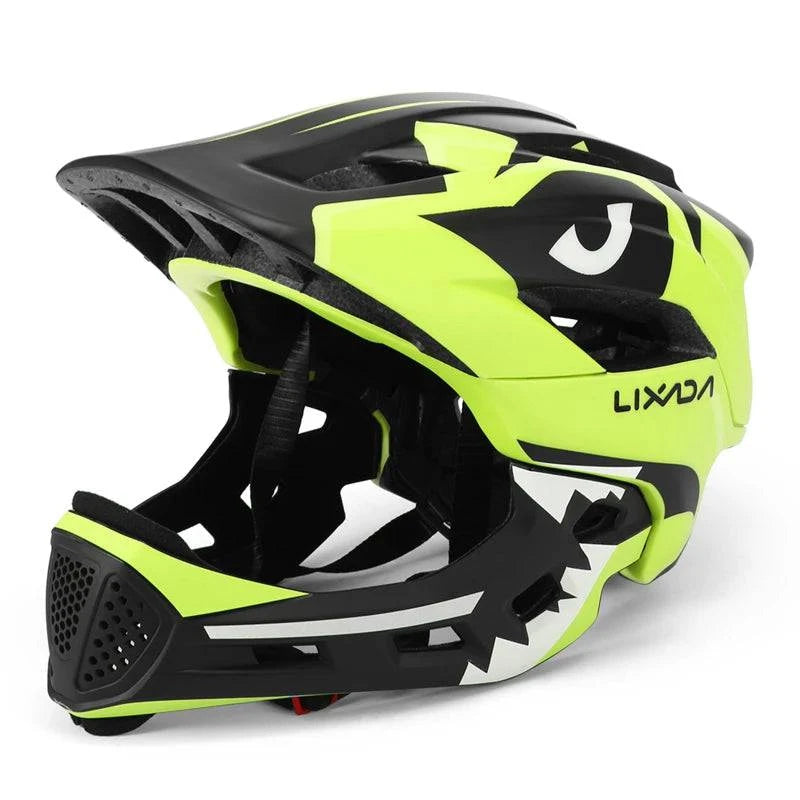 Kids Detachable Full Face Bike Helmet Ultralight Cycling Sports Safety Helmet for Skateboard Scooter Roller Skating-WAYBIKER