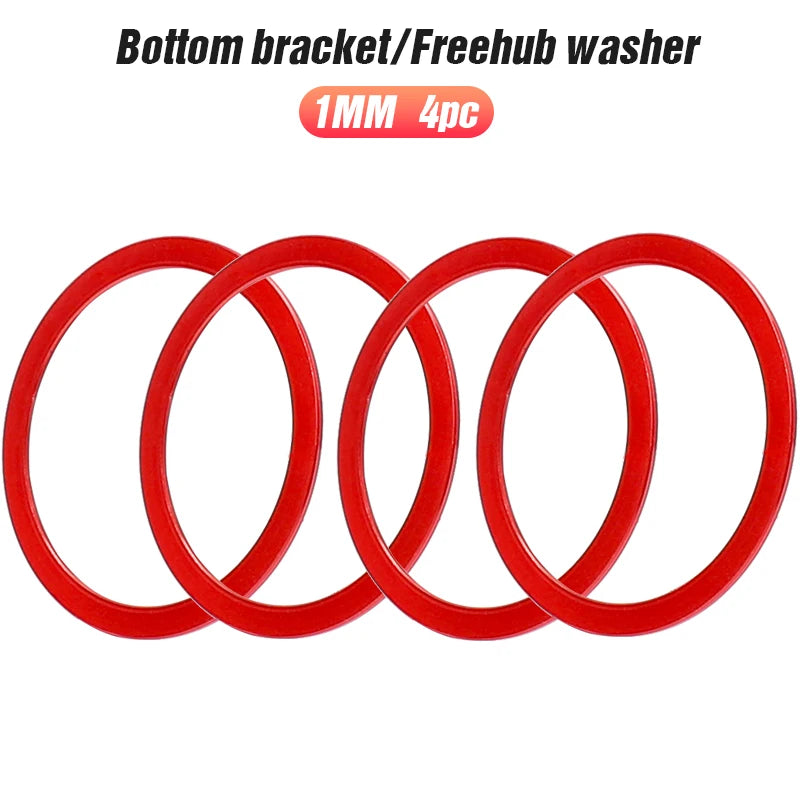 Lebycle Mtb Bicycle Accessories Aluminum Alloy CNC Hub Spacer Bottom Bracket Washer-WAYBIKER