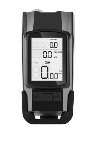 4 Mode USB Bike Light Lamp Bicycle Computer 3 Mode Horn Flashlight Cycle Bike Speedometer Led Front Lights Cycling Headlight-WAYBIKER