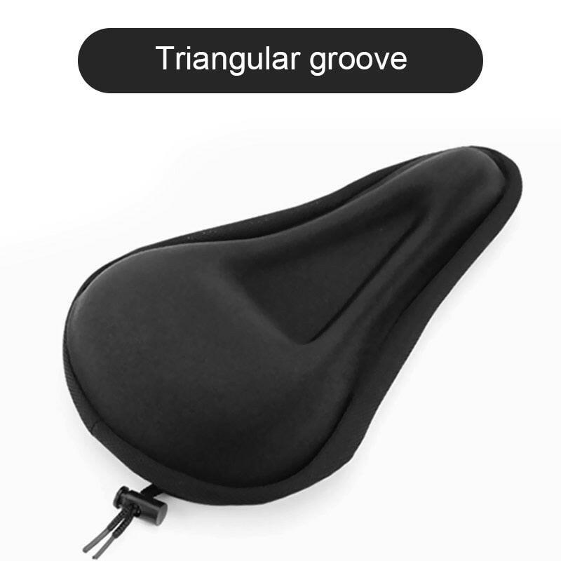 3D Soft Thickened Bicycle Seat Breathable Bicycle Saddle Seat Cover Comfortable Foam Seat MTB Bike Cycling Pad Cushion Cover-WAYBIKER