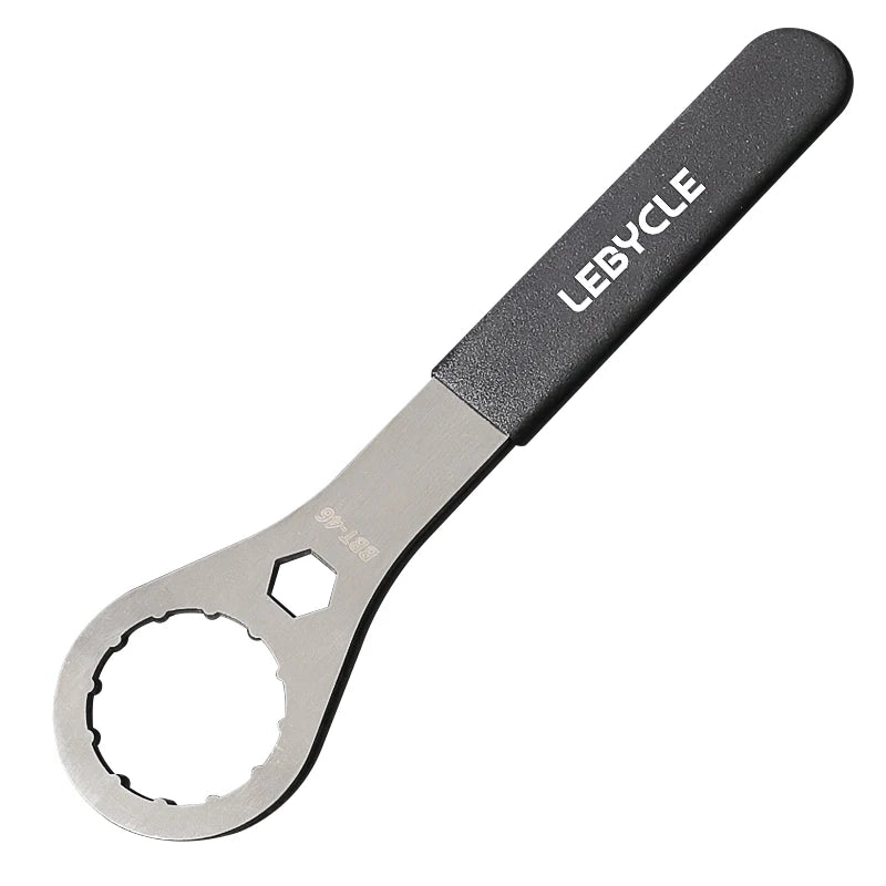 Lebycle MTB Road Bike Stainless steel Bottom Bracket Wrench Bicycle Bottom diameter 39/40.5/44/46/50MM BB Removal Tool Wrench-WAYBIKER