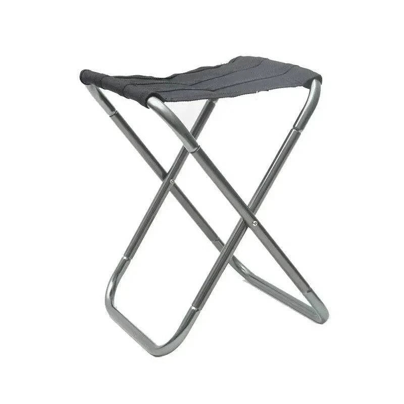 Outdoor Camping Chair Golden Aluminum Alloy Folding Chair With Bag Stool Seat Fishing Camping-WAYBIKER