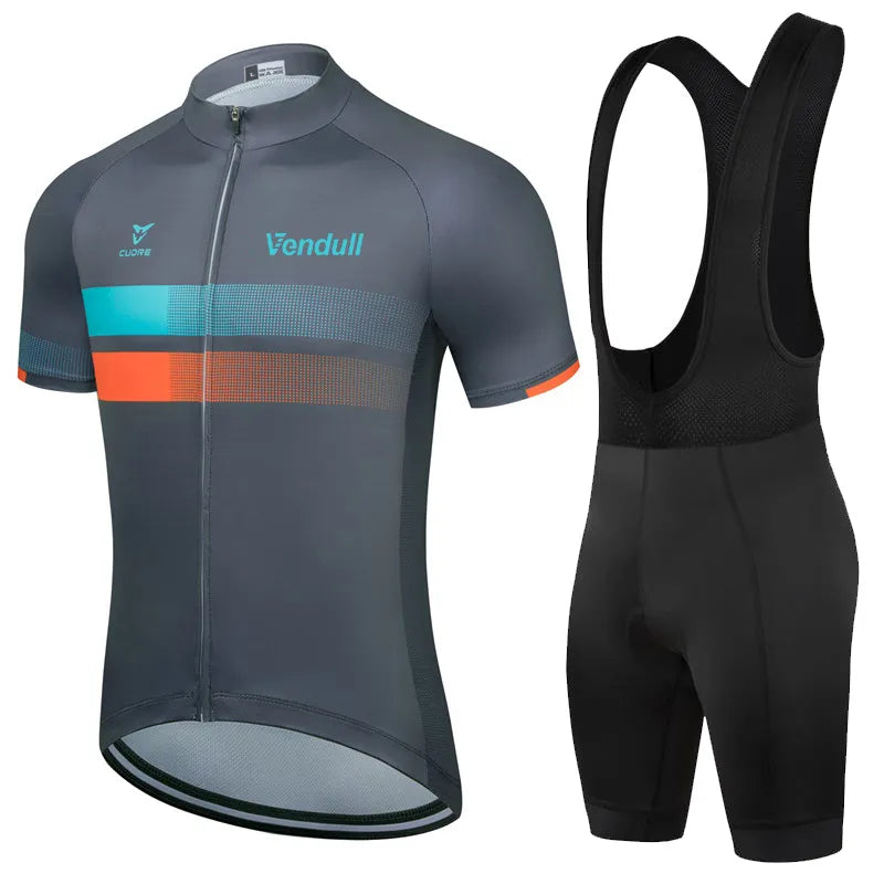 2023 Pro Cycling Jersey Set Summer Cycling Wear Mountain Bike Clothes Bicycle Clothing MTB Bike Cycling Clothing Cycling Suit-WAYBIKER