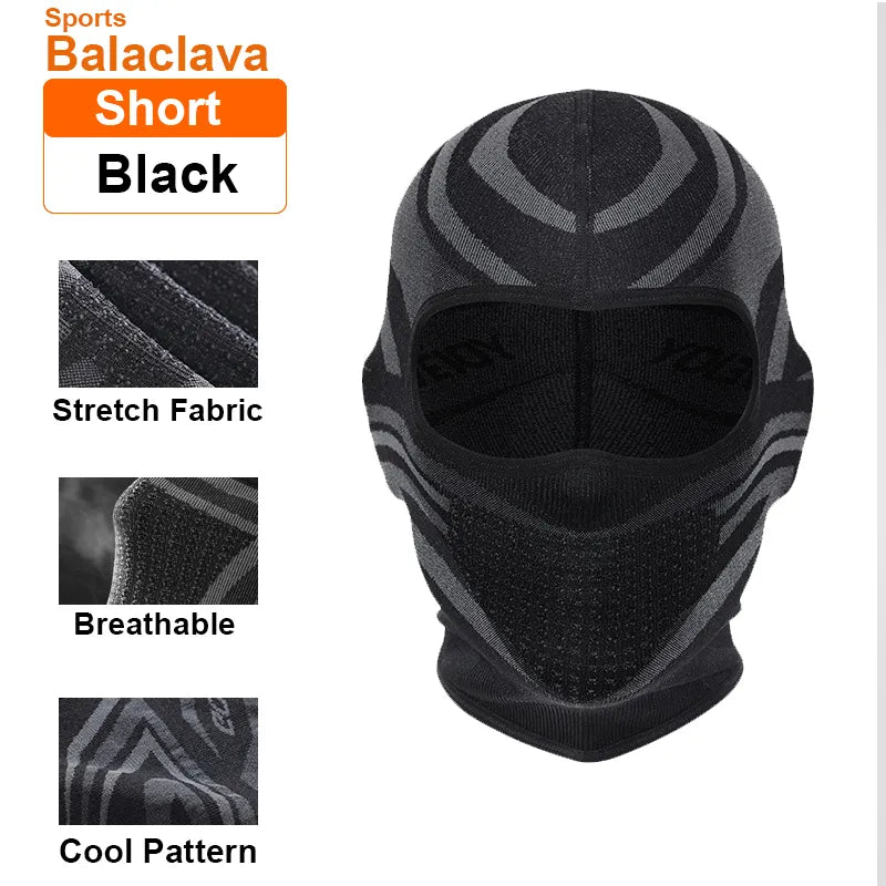 Sports Winter Thermal Cycling Face Mask Balaclava Head Cover Ski Bicycle Motocycle Windproof Soft Warm MTB Bike Hat Headwear-WAYBIKER