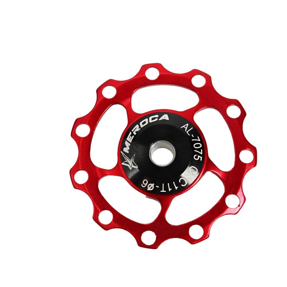 Bike 11T 13T Aluminum Guide Wheel Rear Derailleur Pulley Metal Bearing Guide Part Mountain Road Cycling Accessory Pulley Bearing-WAYBIKER