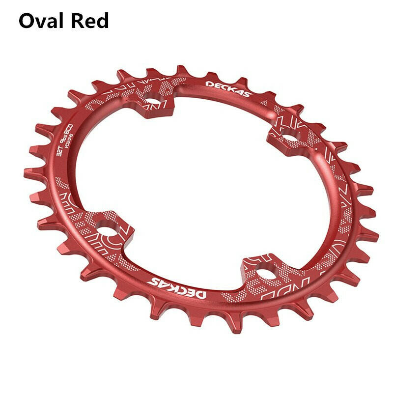 Deckas Round Oval 96BCD Chainring MTB Mountain 96bcds Bike Bicycle  32T 34T 36T 38T Crown Plate For M7000 M8000 M4100 M5100-WAYBIKER