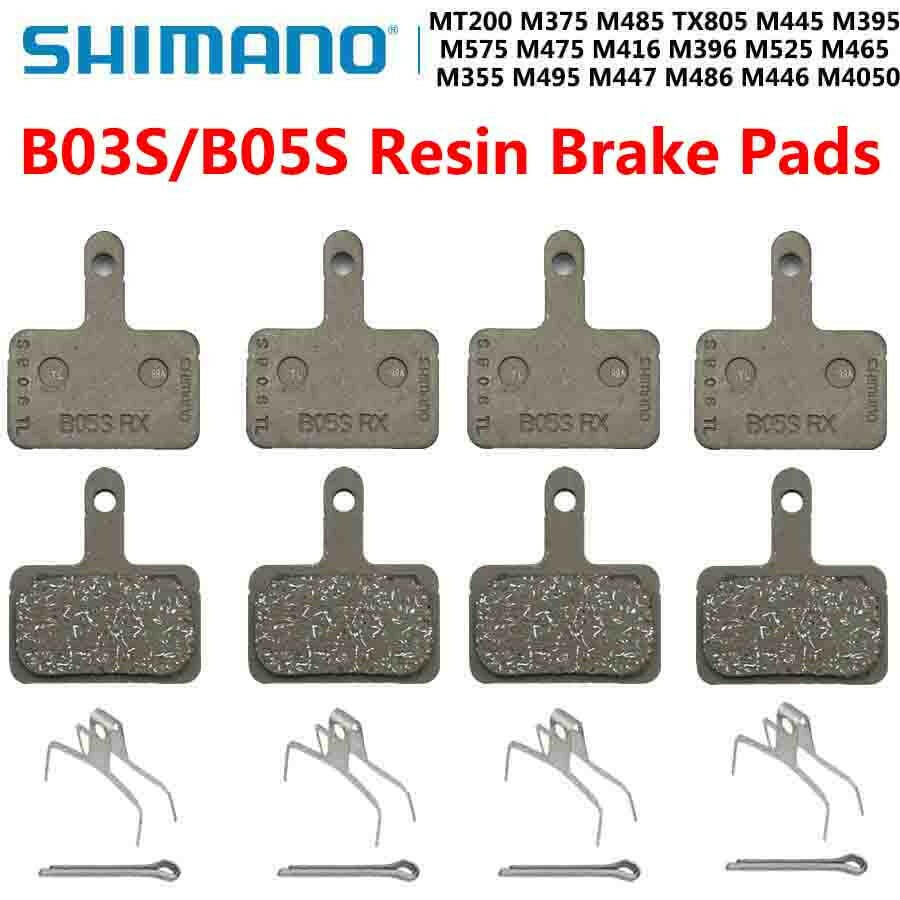 Shimano B01S B03S B05S Resin Brake Pads MT200 TX805 M375 M365 M485 M445 M446 M395 M355 M575 M475 M416 M396 M525 M465 Brake Shoes