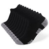 10 Pack Running Socks for Men Women Breathable Cushioned Athletic Ankle Socks Low Cut Socks Outdoor Sport Hiking Running-WAYBIKER