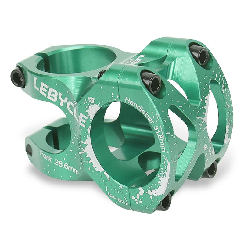 Lebycle Mountain Road Bike Aluminum Alloy CNC Stem Bicycle Handlebar Bike Parts 31.8x35mm Bicycle Handlebar Stem-WAYBIKER