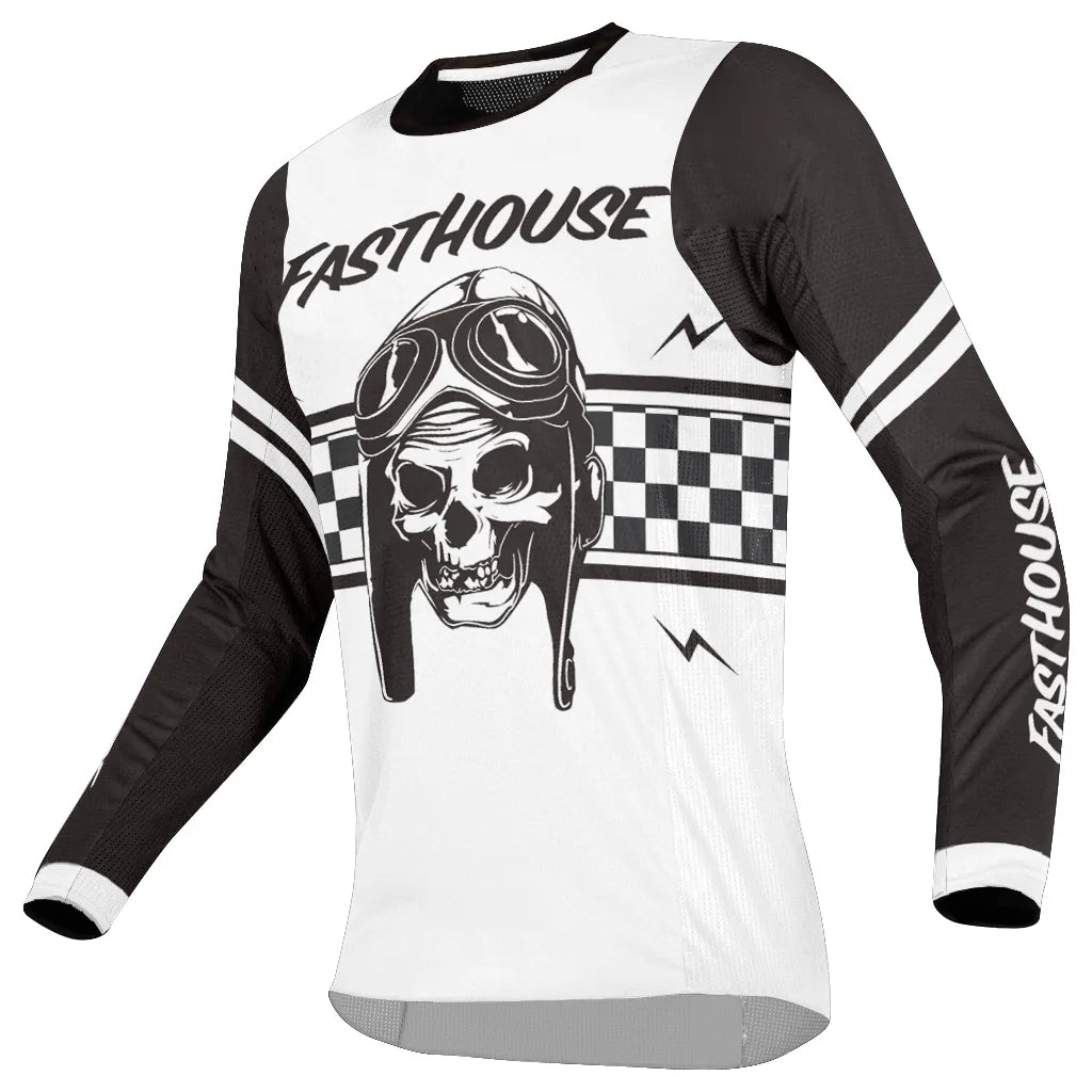 FASTHOUSE MTB Cycling Sleeve Cycling Jersey Downhill Shirt Camiseta Motocross T-shirt Mx Mountain Bike Clothing Mtb jersey-WAYBIKER