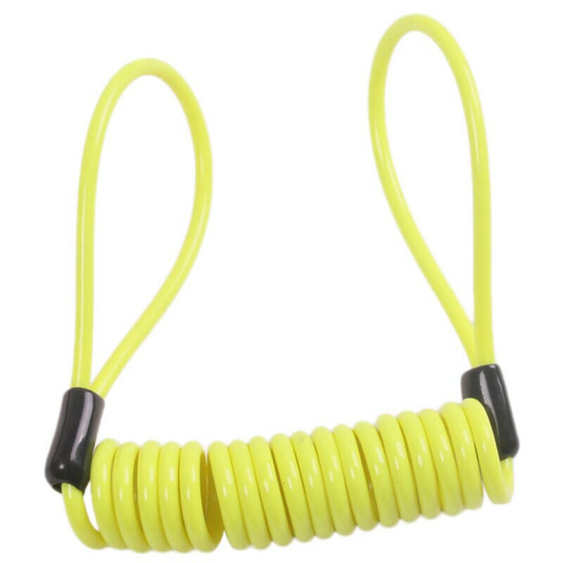 4mm 1.2m Motorcycle Scooter Disc Lock Cable Security Reminder Anti Theft Bike Moto Tools Bicycle Warning Spring Rope Wire Helmet-WAYBIKER