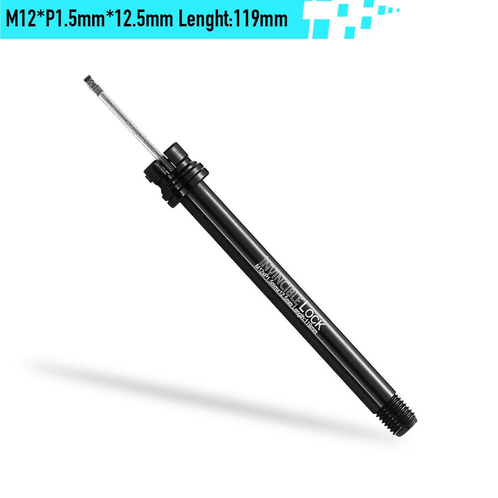 RYET MTB Built-In Lever Road Bike 12mm Thru Axle Front Fork Shaft Skewers Rear Hub 12x142 12x148 12x100 12x110 Cycling Parts-WAYBIKER