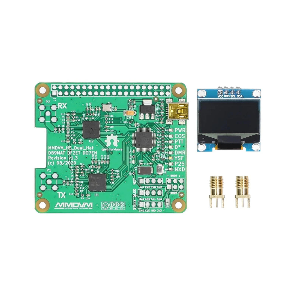 MMDVM Duplex Hotspot Board with OLED Display Support DMR P25 D Star Mini Relay Module Support UHF VHF for Raspberry Pi-WAYBIKER