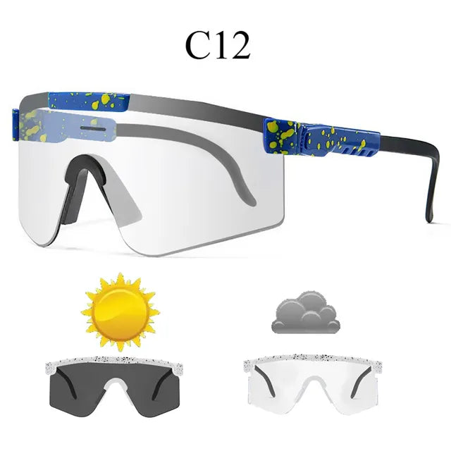 NEWBOLER 2022 Photochromic Cycling Glasses Bike Brand New Sports Sunglasses Men‘s Women Mtb Bike Eyewear Cycling Glasses-WAYBIKER