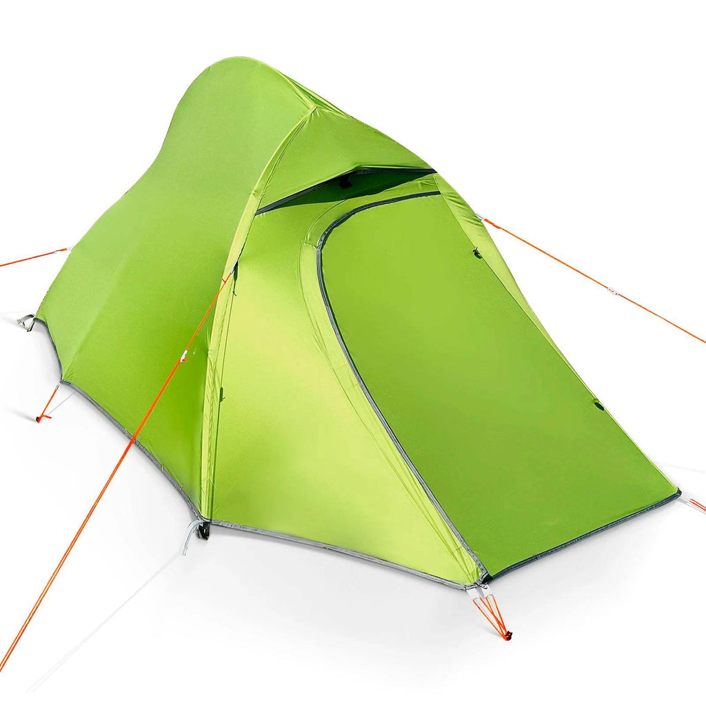 Ultralight 20D Tent Outdoor Camping Tent for 1-2 Person Double Y Fish Ridge Design Tent Waterproof Windproof Camping Tent-WAYBIKER