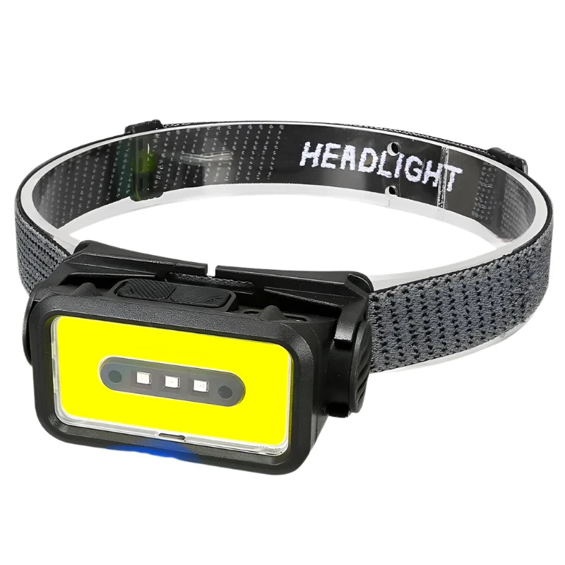 Super Bright Led Headlamp Portable COB Sensor HeadLight With 18650 Battery USB Rechargeable Head Flashlight For Fishing Camping-WAYBIKER