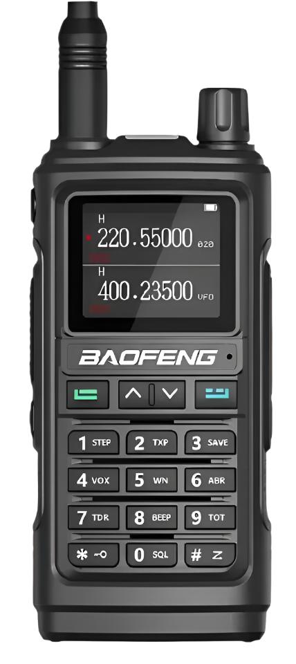 Baofeng UV 17 Pro Wireless Copy Frequency Walkie Talkie 16 KM Long Range Waterproof Flashlight Type-C Charger Ham Radio UV 5R-WAYBIKER