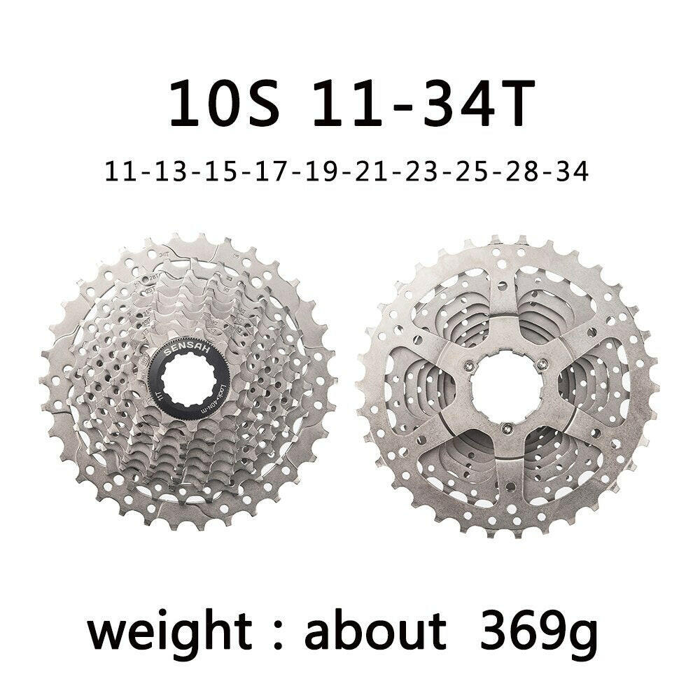 SENSAH 8/9/10/11 Speed Road Bike Cassette 11V 23T/25T/28T/30T/32T/34T/36T Bicycle Freewheel K7 10S Flywheel for HG Hub-WAYBIKER