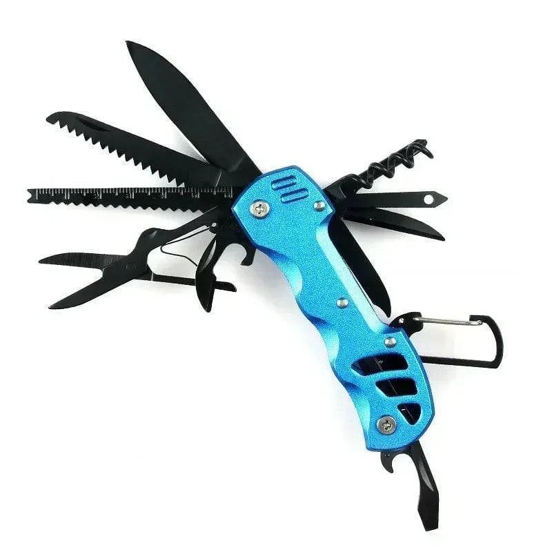 Multifunctional Folding Swiss Army Portable Stainless Steel Pocket Knife Outdoor Camping Emergency CombinationTool Survival Gear-WAYBIKER