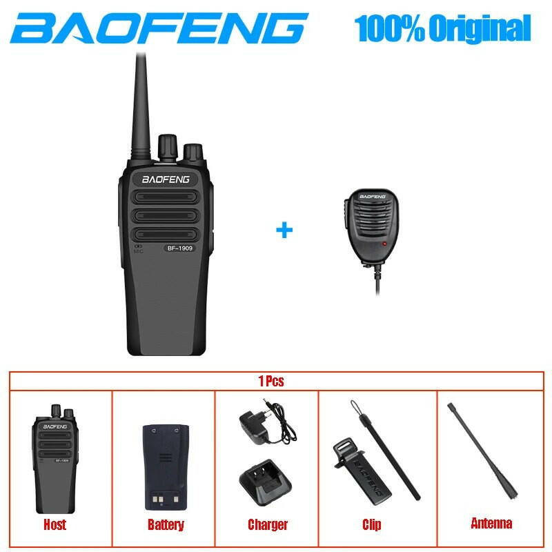 BaoFeng BF-1909 10Watts 3800mAh UHF 400-470MHz Walkie Talkie Long Range Portable Two Way Radio BF-888S Upgraded Version Station-WAYBIKER
