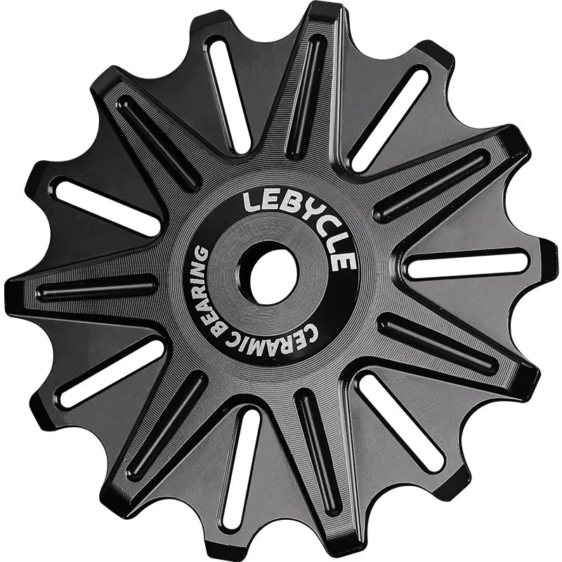 Lebycle MTB Road Bike Rear Derailleur Wheel Ceramic Bearing pulley wheels 10T 12T 14T CNC Road Bike Guide Roller Idler 4mm 5mm