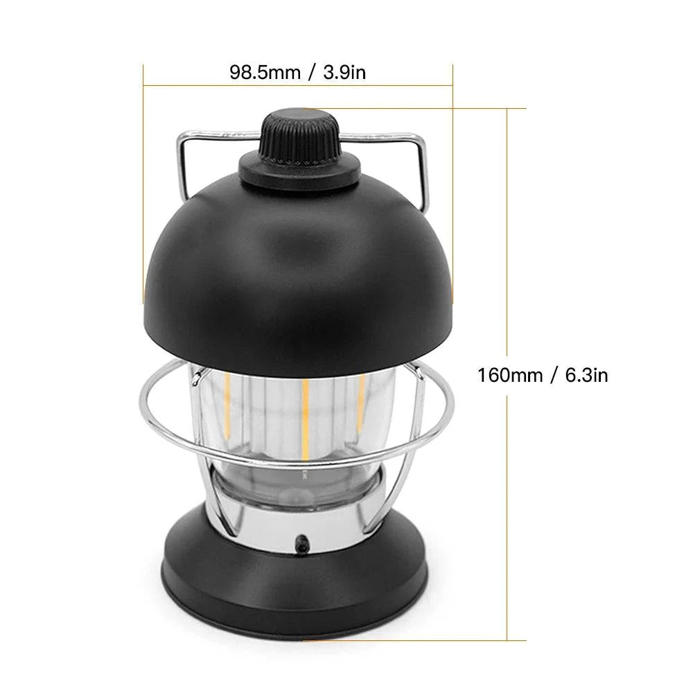 Outdoor Hanging Light Lamp USB Rechargeable Camping Lantern LED Tent Light for Garden Yard Patio Porch Camping Equipment 2022-WAYBIKER