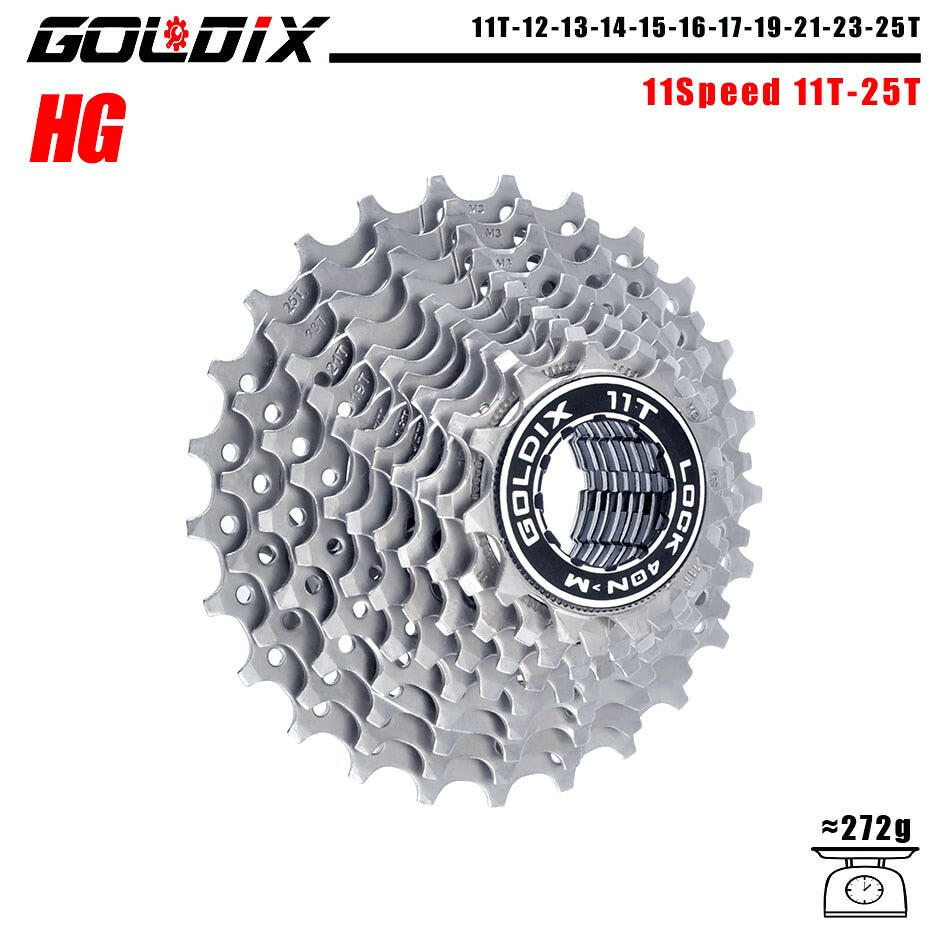 GOLDIX MTB/Road bike Cassette 11-25/28/32/34/36T bicycle freewheel 8/9/10/11/12 speed sprocket flywheel for Shimano SRAM-WAYBIKER