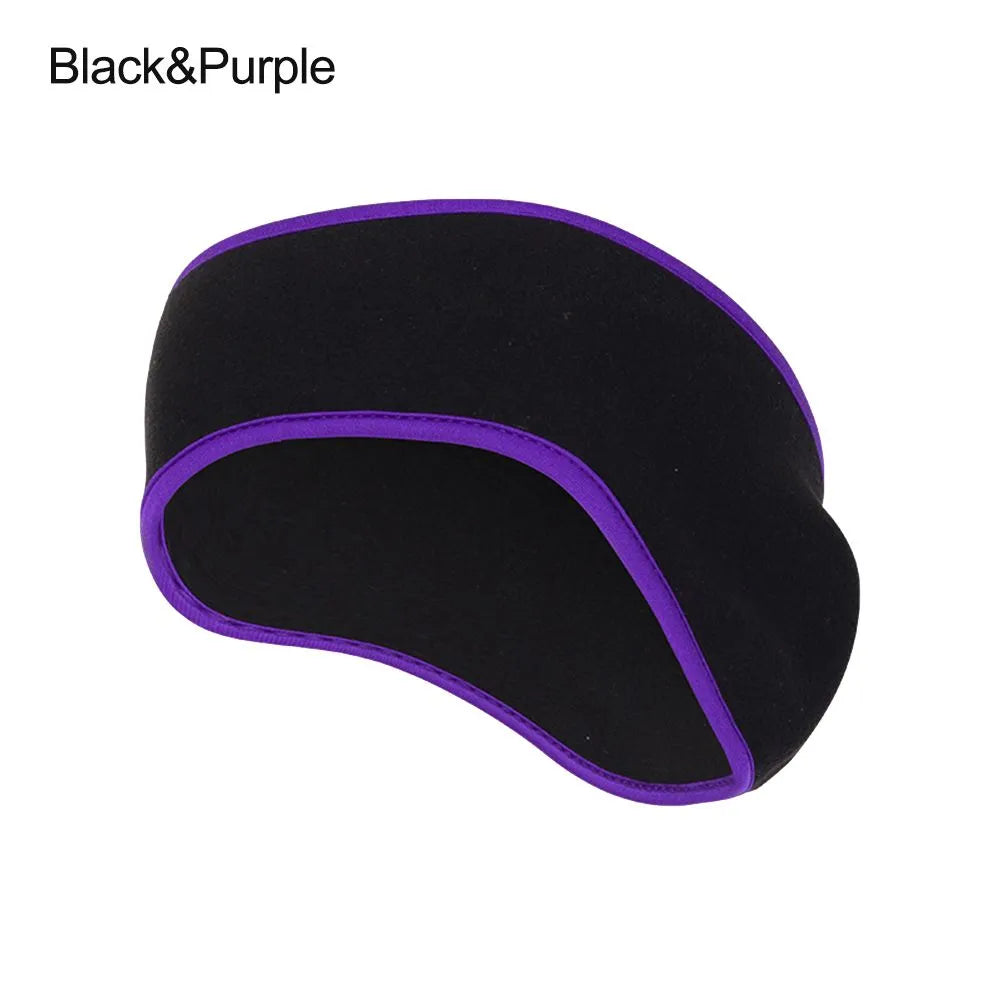 1Pcs Fleece Ear Warmer Muff Winter Headband Ear Muffs Headband for Men Women Running Skiing Outdoor Sports-WAYBIKER