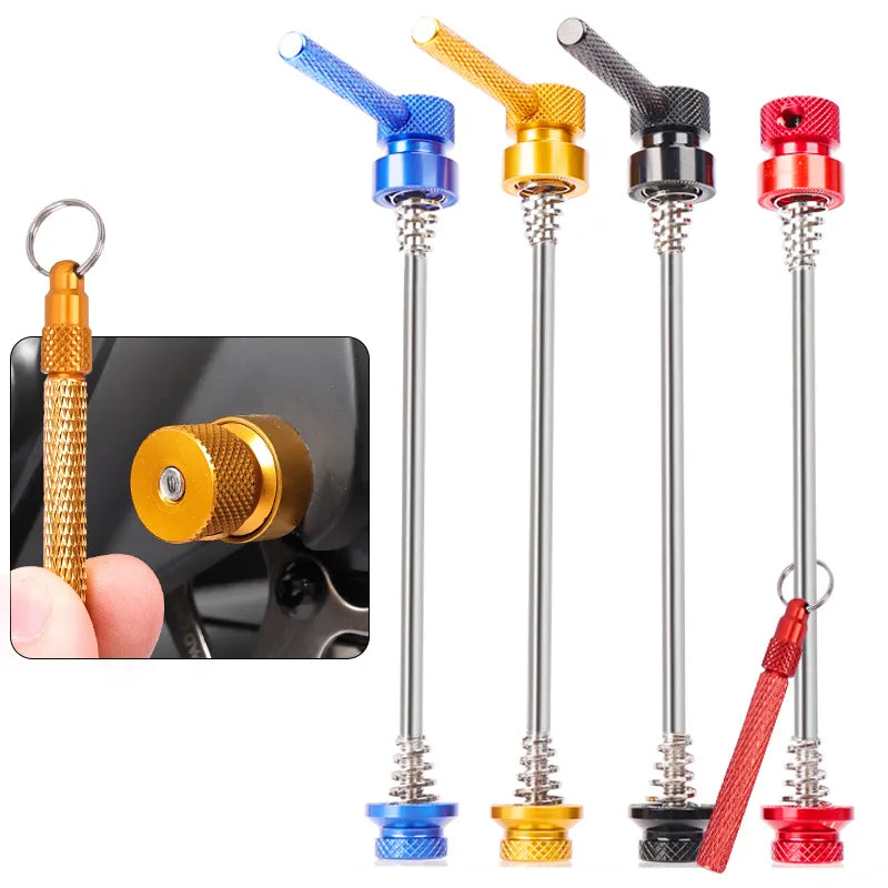 Lebycle MTB Road Bike Accessories Bicycle Wheels Locking Security Quick release lever Ultralight Anti Theft Skewers-WAYBIKER