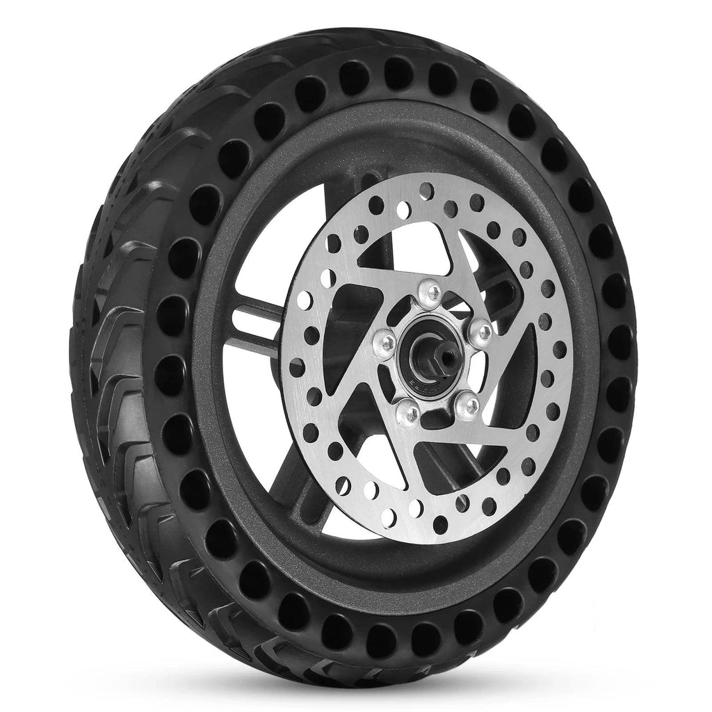 Electric Scooter Rear Tire with Wheel Hub Disc Brake Set 8.5 inch Wheel Replacement for Xiaomi M365 Electric Scooter Spare Parts-WAYBIKER
