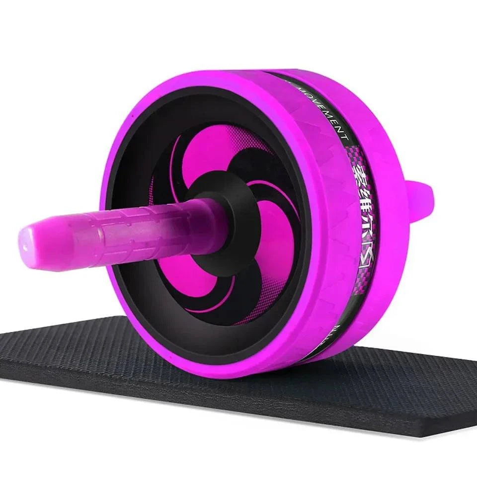 New Ab Roller&Jump Rope No Noise Abdominal Wheel Ab Roller with Mat For Arm Waist Leg Exercise Gym Fitness Equipment-WAYBIKER