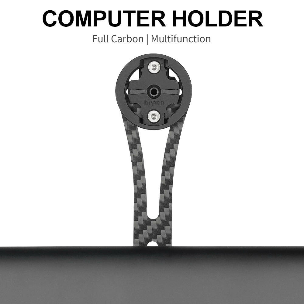 Bicycle Computer Holder Stopwatch Mount Carbon Gps Bike Support  Stand Bike Accessories For Garmin Gopro Bryton Light Stand-WAYBIKER