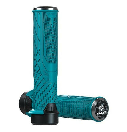 ENLEE Cycling Bike Rubber Handle Cover Anti-Slip Shock Absorber Grip Mountain Bike Handle Universal Unilateral Locking-WAYBIKER