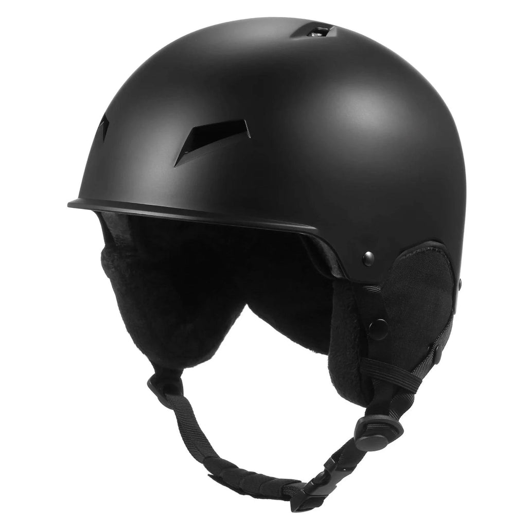 Durable Snow Helmets with Goggle Fixed Strap Women Men Snowboard Helmet with Detachable Earmuff Safety Ski Helmet 2021 New-WAYBIKER