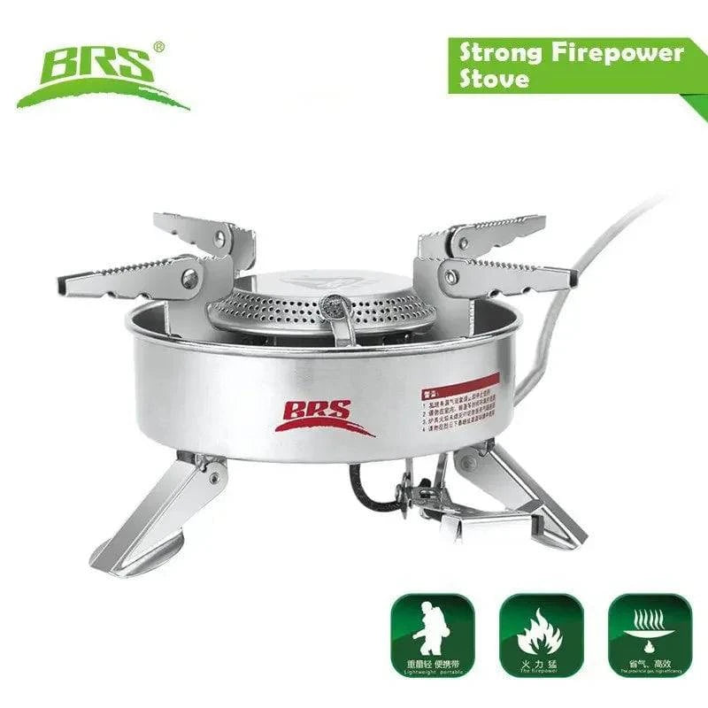 Strong Firepower Camping Stove Gas Outdoor Cooker Picnic Cookout Stainless Steel Split-Type Stove Hiking Equipment Butane Blaze-WAYBIKER