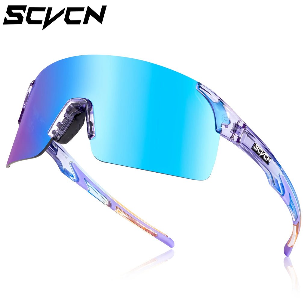 SCVCN Outdoor Anti Fog Photochromic Sunglasses Men Road Anti-fog Cycling Glasses Bicycle Women Bike MTB UV400 Sports Eyewear