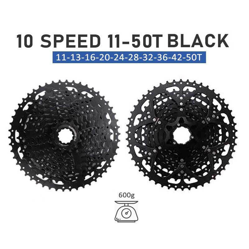 SUNSHINE 10 Speed Cassette 10S 11S 12S MTB Bike Road Bicycle Freewheel 10V 11V 12V 36/42/46/50T 52T for Deore M6000 M6100 SRAM-WAYBIKER