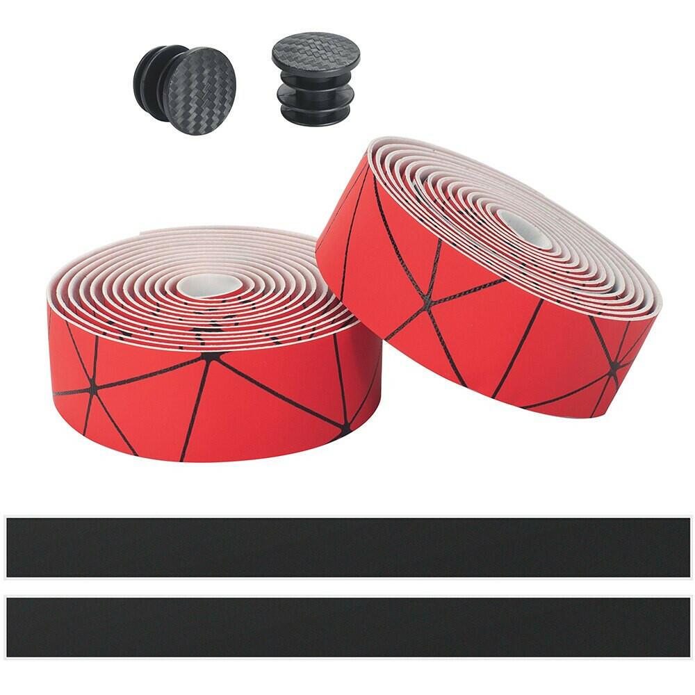 LINGMAI Bicycle Handlebar Tape Soft Bike BarsTape PU EVA Anti-slip MTB Cycling Wrap Straps Mountain End Plug Accessories-WAYBIKER