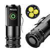 X22 3x Led High Bright Mini Flashlight Type-C USB Rechargeable 18350 Portable Backpack Pocket Torch Outdoor Home Work Car Repair-WAYBIKER