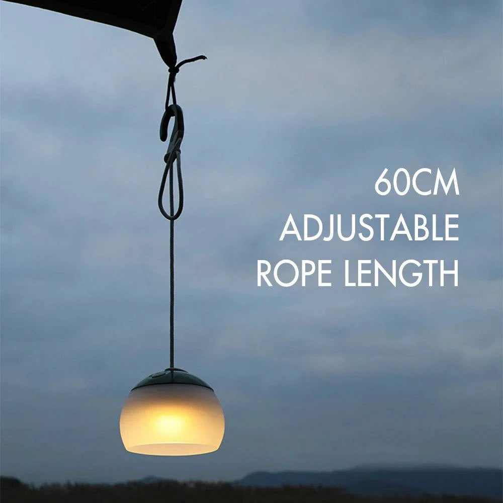 Camping Lantern USB Rechargeable Camping LED Tent Light Flashlight Lamp for Outdoor Power Outage-WAYBIKER