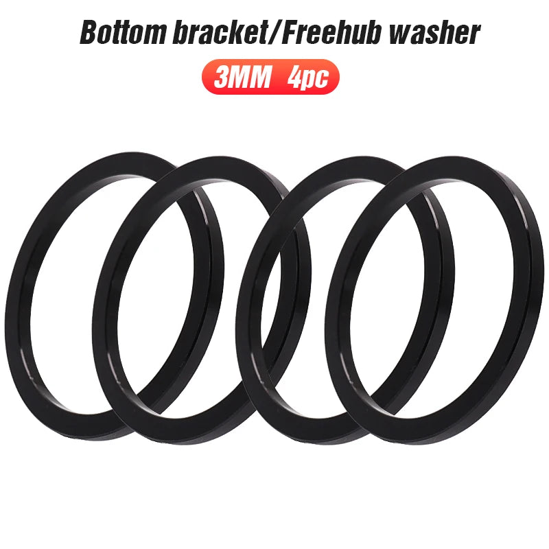 Lebycle Mtb Bicycle Accessories Aluminum Alloy CNC Hub Spacer Bottom Bracket Washer-WAYBIKER