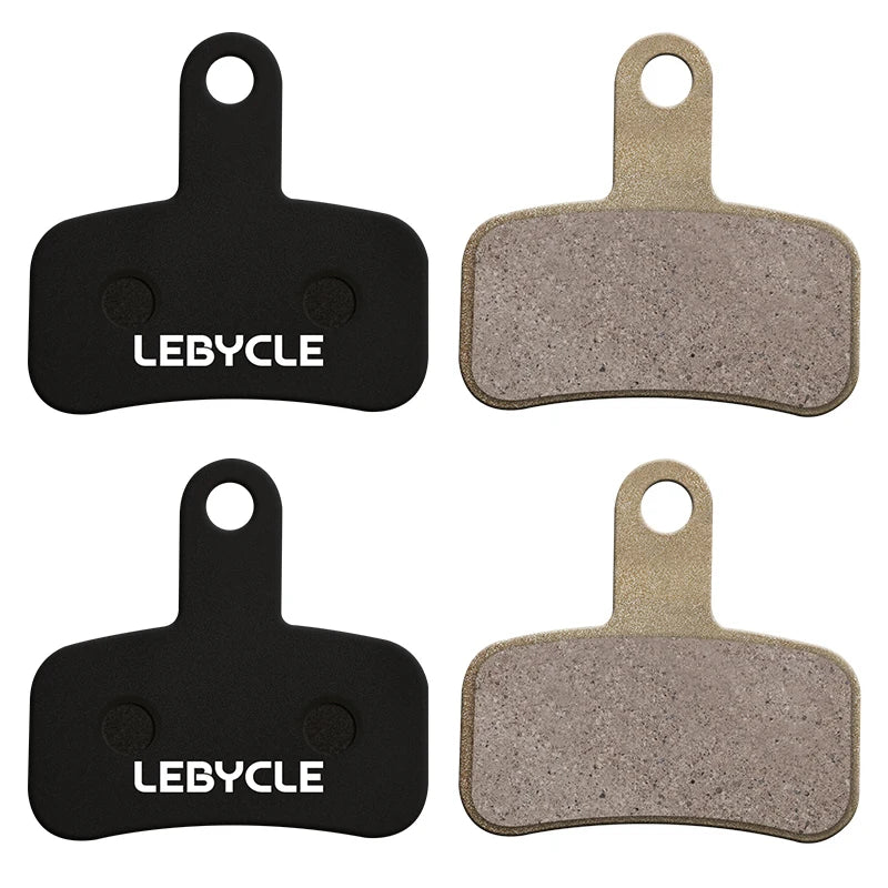 Lebycle 2Pairs High-Quality MTB Bike Resin Semi Metal Brake Pads Universal Hydraulic brake-WAYBIKER