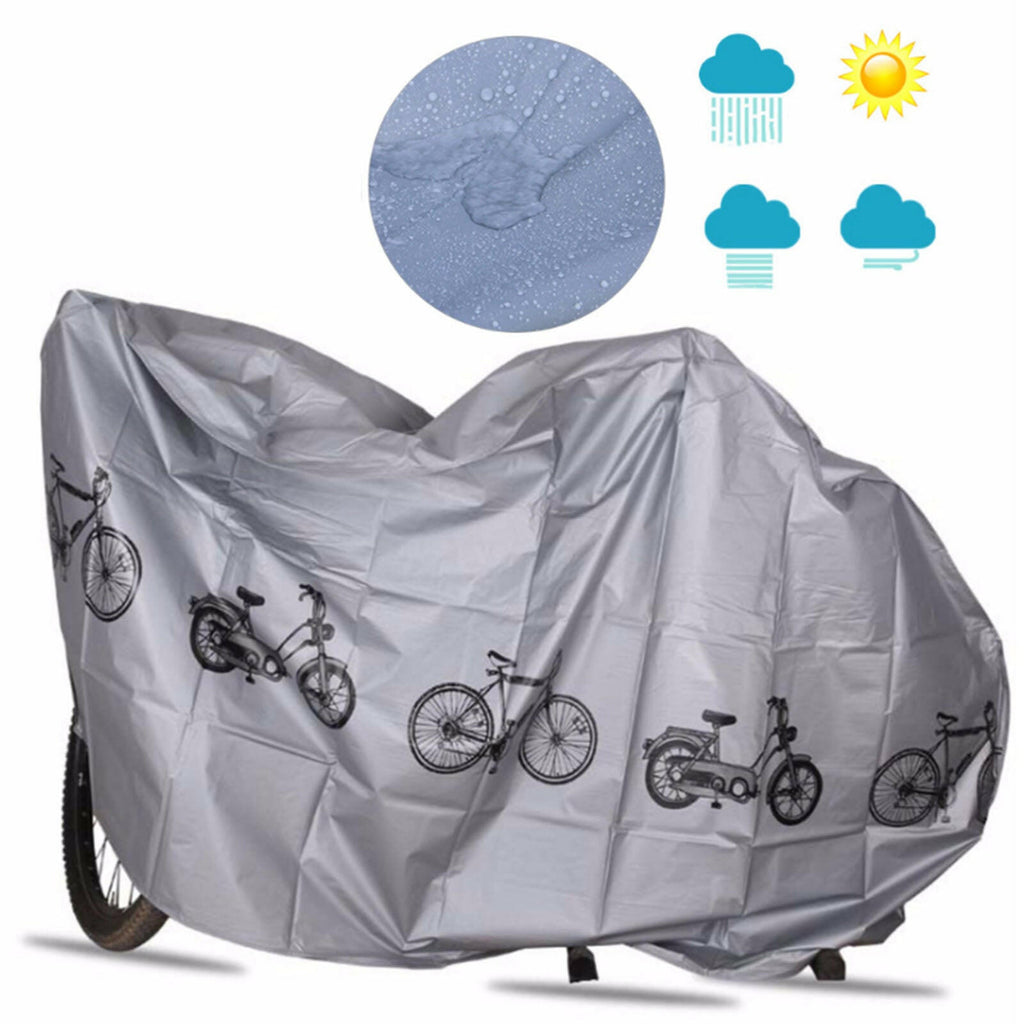 Waterproof Bike Bicycle Cover Grey Black Outdoor UV Guardian MTB Bike Case Polyester 200x100 Bike Accessories
