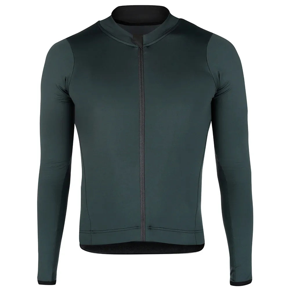 Men's Spring/Autumn Long Sleeve Breathable Cycling Jersey Shirt Road Mtb Wear Bike Uniform Outdoor-WAYBIKER