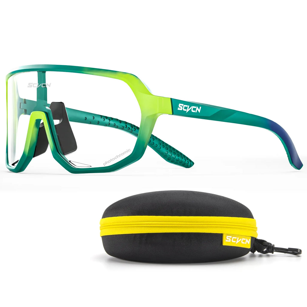 Photochromic Glasses Cycling Sunglasses for Women Sports Running MTB Biking Eyewear Men Road Mountain Bike Bicycle Goggles-WAYBIKER