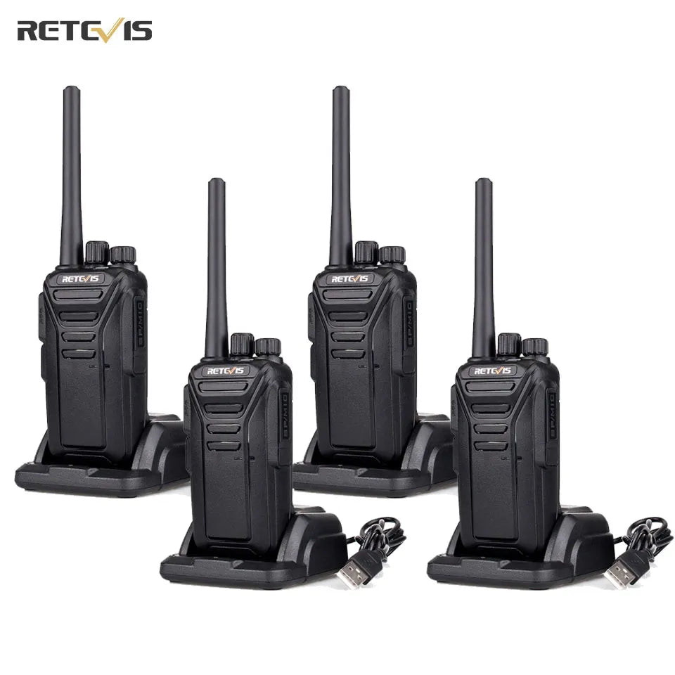Retevis RT27 Walkie Talkie 4 Pcs PMR Radio PMR446 FRS VOX Portable PTT Two-way Radio ht Walkie-Talkies For Hotel Hunting Outdoor-WAYBIKER