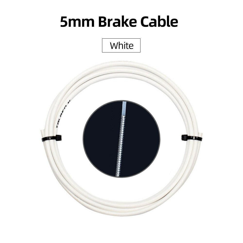 3m Bicycle Shifters Derailleur Brake Cables Shift Cable Tube 4mm/5mm Road MTB Bike Shifter Brake Cable Line Bicycle Accessories-WAYBIKER