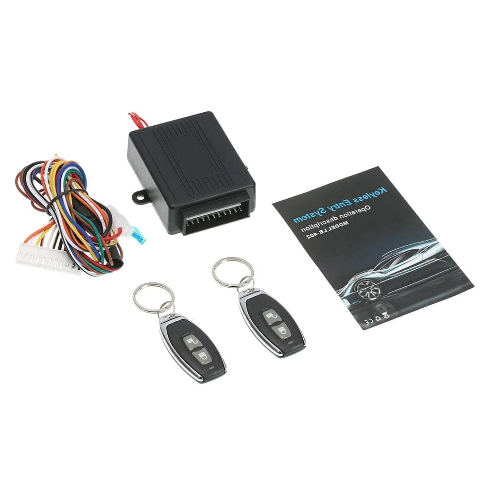 Universal Central Lock Car Door Lock Keyless Entry System with Remote Central Control Box Kit Car Accessories-WAYBIKER